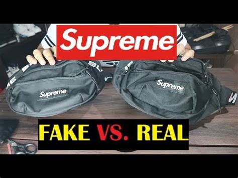 REAL VS FAKE SUPREME WAISTBAG SS18 